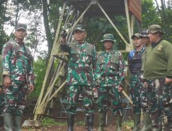 Ir Kodiklatal Meninjau Lattek Siswa Dikmata TNI AL di Purboyo Malang Selatan