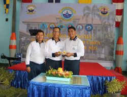 Danlantamal V Ikuti Olahraga Bersama Dalam Rangka HUT Ke-31 Fasharkan Surabaya