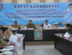 Pemkab Jombang Perkuat Ketahanan Pangan Melalui Koordinasi Satgas dan Pemetaan Daerah Rawan Pangan