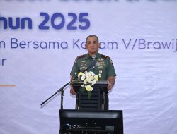 Dukungan penuh Kodam V/Brawijaya, Pangdam Mayjen TNI Rudy Saladin Hadiri Rakor Sosialisasi Pengadaan Beras