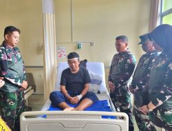 Dansatdik-1 Kodiklatal Berikan Semangat Prajurit Yang Sedang Dirawat Di Rumah Sakit