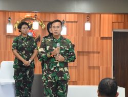 Dankodiklatal Pimpin Tasyakuran Dua PJU Kodiklatal Naik Bintang Satu