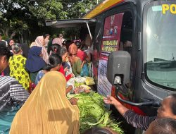 Harkamtibmas Polresta Banyuwangi Sambang Warga Gelorakan Mayur Kamtibmas
