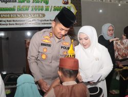 Polres Nganjuk Gelar Peringatan Isra’ Mi’raj 1446 H, Disertai Santunan untuk Yatim Piatu dan Kaum Dhuafa