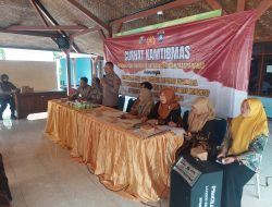 Sat Binmas Polresta Sidoarjo Gelar Curhat Kamtibmas di Desa Pesawahan Porong
