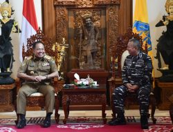 Jelang Gelaran MNEK Ke-5 Tahun 2025, Pangkoarmada II Laksanakan Audiensi Dengan Pj. Gubernur dan Kapolda Bali