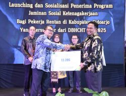 Pemkab Sidoarjo Cover Pekerja Rentan dengan BPJS Ketenagakerjaan