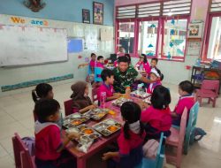 Menjemput Sehat di Pagi Ceria, Babinsa Margorejo Genggam Asa untuk Gizi Bangsa