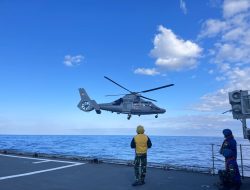 Membanggakan, Heli TNI AL Menjadi Satu Satunya Unsur Heli Yang Mengudara Di Perairan Lebanon