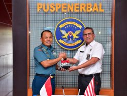 Komandan Puspenerbal Terima Courtessy Call Kepala BPK Perwakilan Provinsi Jawa Timur