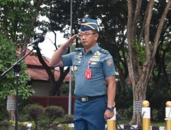 Tunjukkan Semangat Cinta Tanah Air, Dirum Kodiklatal Pimpin Upacara Bendera
