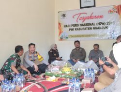 Kapolres Nganjuk Hadiri Khataman Al-Qur’an dan Tasyakuran HPN ke-79 oleh PWI Kabupaten Nganjuk