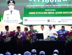 Sidoarjo Bersholawat Meriahkan Hari Jadi Kabupaten Sidoarjo ke-166