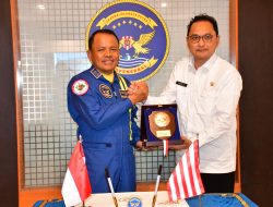 Komandan Puspenerbal Terima CC Kakanwil Ditjenim Jatim dan Kakaim Kelas I TPI Khusus Surabaya