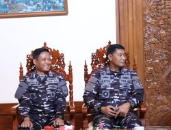 Danlantamal V Dampingi Kasal Kujungan Kehormatan Ke Pj. Gubernur Bali