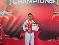 Viral !! Tendangan Maut Atlit Asal Kota Kediri Dalam Turnamen Taewondo ” Bela Negara Cup ” Kanjuruan Raih Medali Emas Mewakili SMP Progressive Bumi Sholawat Sidoarjo