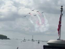 Aksi Memukau Rajawali Laut Flight, Hibur Delegasi dan Tamu Undangan di MNEK 2025