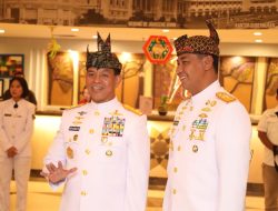 Danlantamal V Hadiri Parade Surya Senja Dan Pengukuhan Tambur Mayor GS Gita Jala Taruna AAL