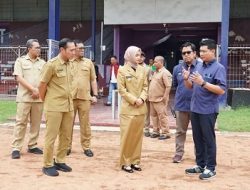 Tinjau Stadion Brawijaya, Wali Kota Kediri Vinanda Siapkan Rencana Perbaikan