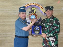 Tingkatkan Soliditas, Dankodiklatal Terima Courtesy Call Tiga Pejabat TNI AL