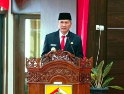 Hari Pertama Menjabat Bupati, Setyo Sukarno Sampaikan Visi Misinya Di Sidang Paripurna DPRD