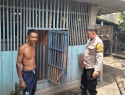 Bhabinkamtibmas Desa Jatikalang Polsek Krian Tinjau Peternakan Ayam Petelur