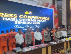 Operasi Pekat 2025 Selama 12 Hari, Polres Kediri Kota Amankan 21 Tersangka Dari Berbagai Kasus Kejahatan