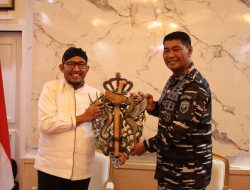 Jalin Sinergitas, Danlantamal V Kunjungan Kehormatan Ke Bupati Sumenep