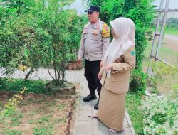 Bhabinkamtibmas Desa Masangan Kulon Cek Pekarangan Pangan Bergizi