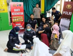 Polres Pelabuhan Tanjung Perak Gelar Bakti Kesehatan untuk Anak Yatim Piatu di Panti Asuhan Rumah Harapan