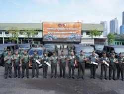 Puluhan Kendaraan Maung Siap Dukung Pelaksanaan Tugas Prajurit Kodam Brawijaya