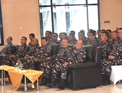 Ikuti Pengarahan Pangkoarmada RI, Koarmada II Komitmen Jaga Loyalitas dan Mental Tangguh