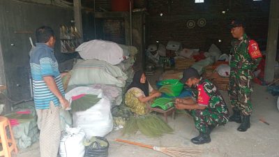 Komsos Babinsa Balongpanggang Berharap Masyarakat Tetap Semangat Mengembangkan Usaha di Wilayah