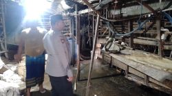 Bhabinkamtibmas Sepande Cek Peternakan Kambing Dukung Ketahanan Pangan Polresta Sidoarjo
