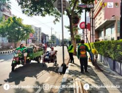 DLHKP Kota Kediri Siagakan Ratusan Petugas Kebersihan dan Puluhan Armada Sampah Saat Lebaran