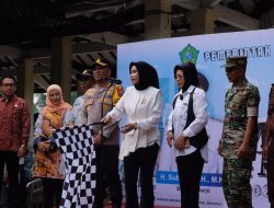 Wabup Mimik Idayana Berangkatkan 28 Bus Mudik Gratis