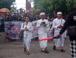 Pura Segara Sambut Nyepi dengan Pawai Ogoh-ogoh