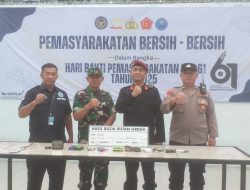Danramil 0817/08 Cerme Hadiri Apel Gabungan dan Penggeledahan di Rutan Kelas IIB Banjarsari