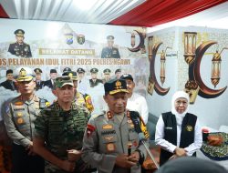 Tinjau Arus Mudik di Rest Area 575 A Ngawi Kapolda Jatim Himbau Pemudik Manfaatkan Posyan Untuk Istirahat