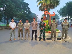 Kodim 0829/Bangkalan Bantu Amankan Pelaksanaan Sholat Idul Fitri di Masjid Agung Sultan Kadirun