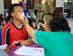 Sebanyak 225 Calon Paskibraka Kota Kediri Jalani Tes Kesehatan dan Postur Tubuh