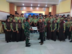 Sosialisasi Penerimaan Prajurit TNI AD Oleh Koramil 0829-03/Kamal