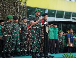 Mayjen TNI Rudy Pimpin Apel Gelar Pasukan Kader Anshor dan Banser Jatim