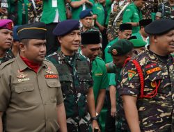 Pangkoarmada II Hadiri Apel Gelar Pasukan GP Ansor dan Banser Jatim Bersama Pangdam V/Brawijaya