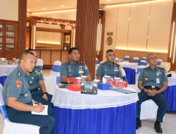 Danlantamal V Ikuti Pengarahan Pangkoarmada II melalui Vicon