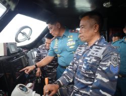Uji Kesiapan Kapal, Danlantamal V Tinjau dan Ikuti Sea Trial KAL Katon II-5-34