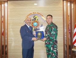 Perkuat Sinergi Pendidikan dan Pengembangan SDM, Rektor UHT Lakukan Courtesy Call ke Dankodiklatal