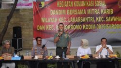 Dandim 0830 Surabaya Perkuat Sinergi dengan Mitra Karib.