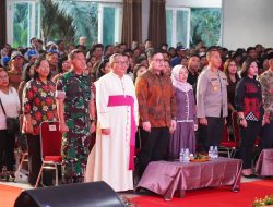 Hadiri Perayaan Paskah, Mas Dhito Sampaikan Bela Sungkawa Atas Meninggalnya Paus Fransiskus