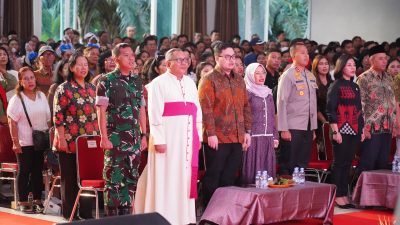 Hadiri Perayaan Paskah, Mas Dhito Sampaikan Bela Sungkawa Atas Meninggalnya Paus Fransiskus